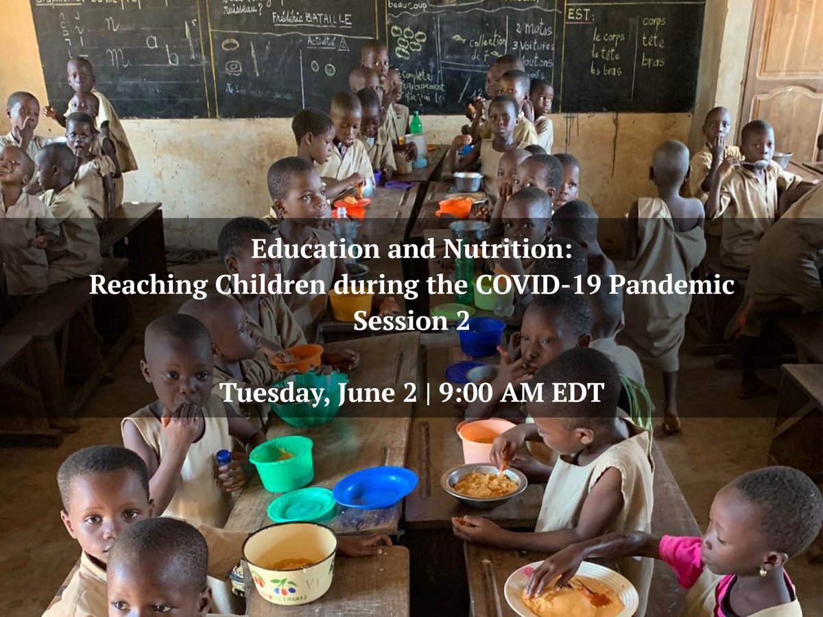 GCNF #COVID19 webinar starts in 30min! You can still register to join us and hear from <a href="/EdesiaNutrition/">Edesia</a> <a href="/foodbanking/">The Global FoodBanking Network</a> and <a href="/WFPBrasil/">WFP Centro de Excelência contra a Fome Brasil</a> about good practices, roadblocks, and opportunities to sustain #schoolfeeding for schools that remain closed. bit.ly/3e9tJAZ