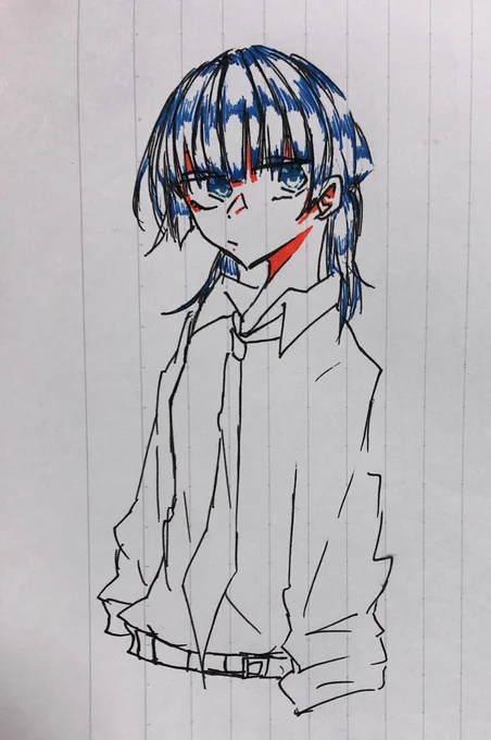 天下無双のエナージェル先輩の一発描きと俺が勝手に納得した横顔の描き方 