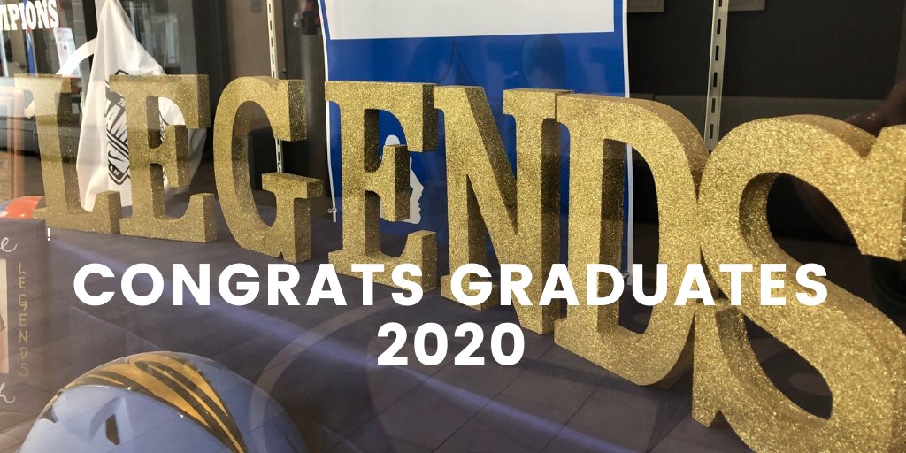 ALLSAINTSccsd's tweet photo. Welcome to Day 1 of our drive-through celebrations with our grads. #Legends2020   “I am not afraid… I was born to do this.” https://t.co/5NJkzPQ5ky
