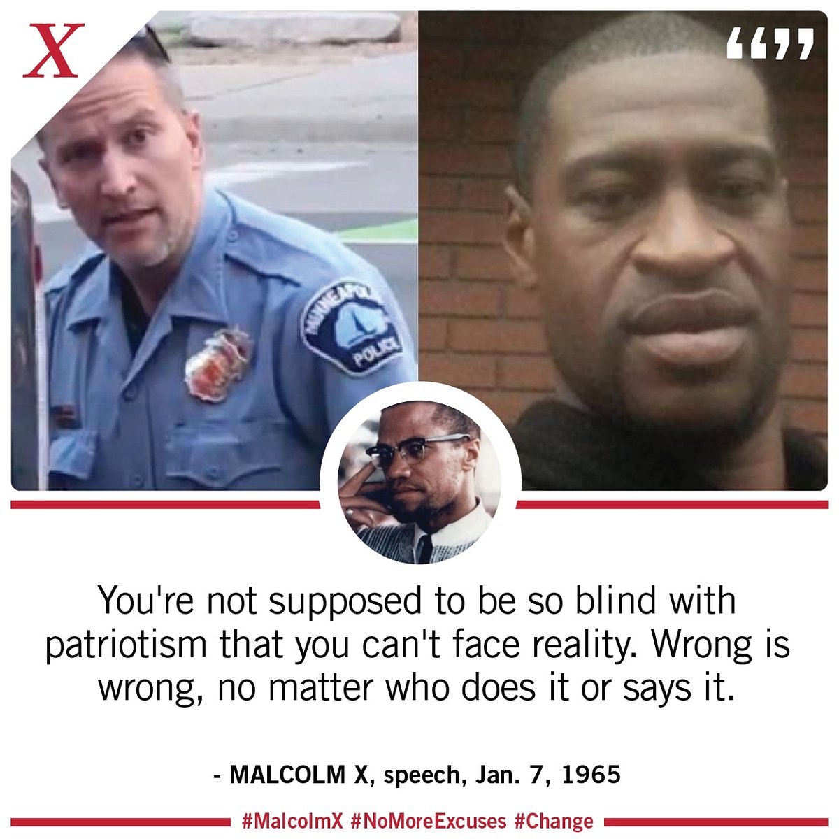 yaboytk's tweet photo. #RandomThoughtHLL #HustleLL #MalcolmX #GeorgeFloyd #NoMoreExcuses #Change #PoliceBrutality #ArrestAllFourCops #blacklivesmatter✊🏾 #DeoVolente https://t.co/MWay9WzNDg
