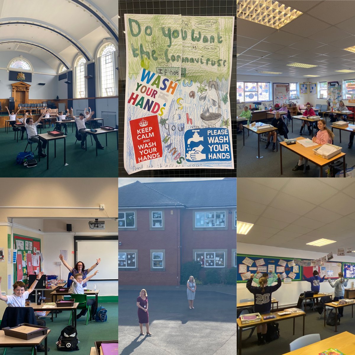 BuryGrammar's tweet photo. Thank you to our Y6 pupils who returned to school today. 74% of the year group attended π. Mrs Howard, Primary Principal said: "Y6 were very sensible, their behaviour was commendable! We are so proud of them and look forward to seeing Y6 back in school tomorrow." ππ #BGSReturn https://t.co/QYl7dHucuF