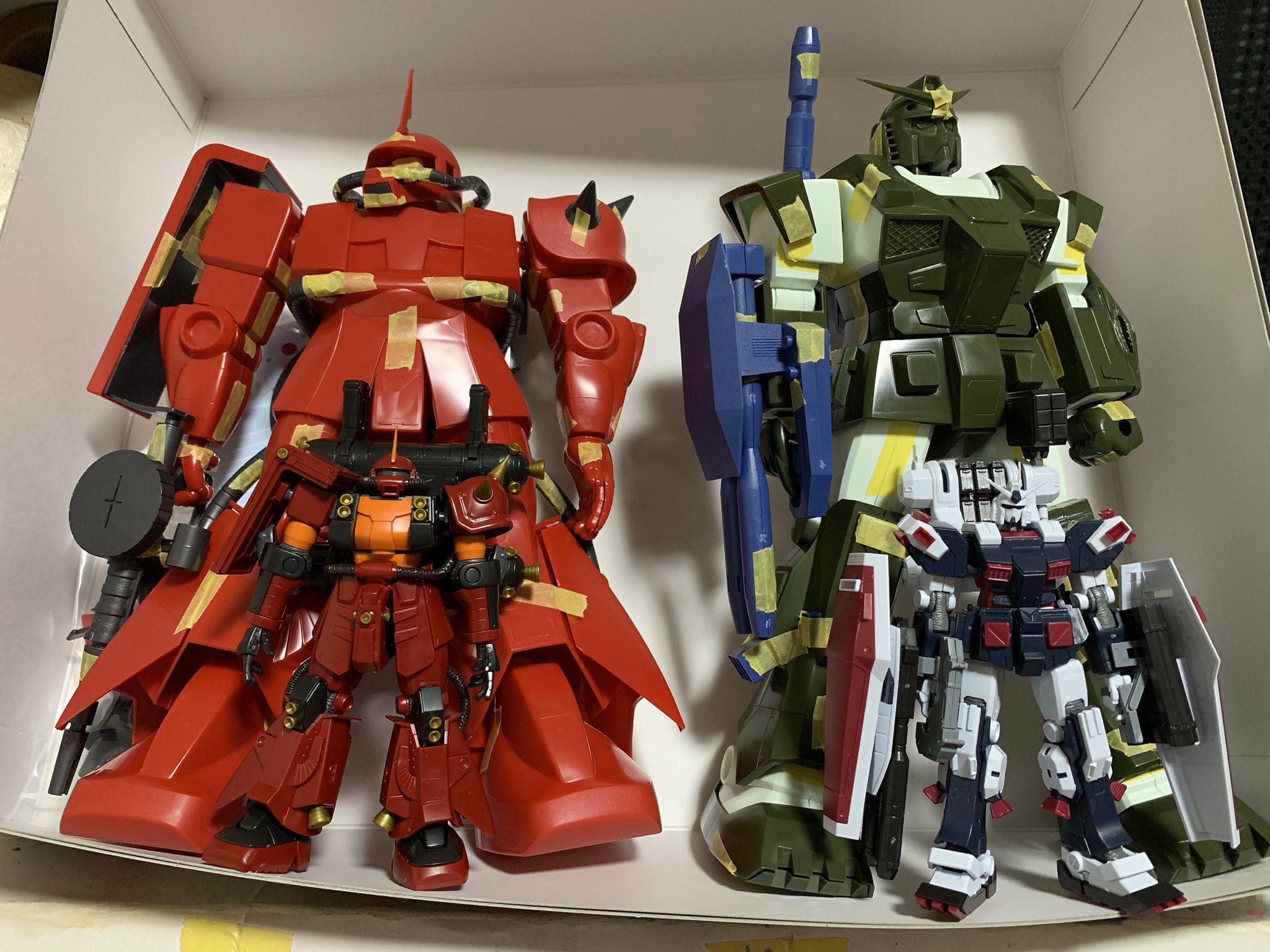 1/60 旧キット ガンダム、フルアーマーガンダム 1／60 フルアーマー