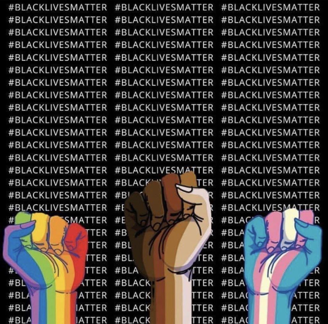 The first pride 51 years ago was a riot started by a black trans woman. Because of the activism of black people in our community I get to live my life openly and freely. Today again it is time to #standtogether ! #blacklivesmatter #blackouttuesday 💪🏼💪🏽💪🏾💪🏿🏳️‍🌈