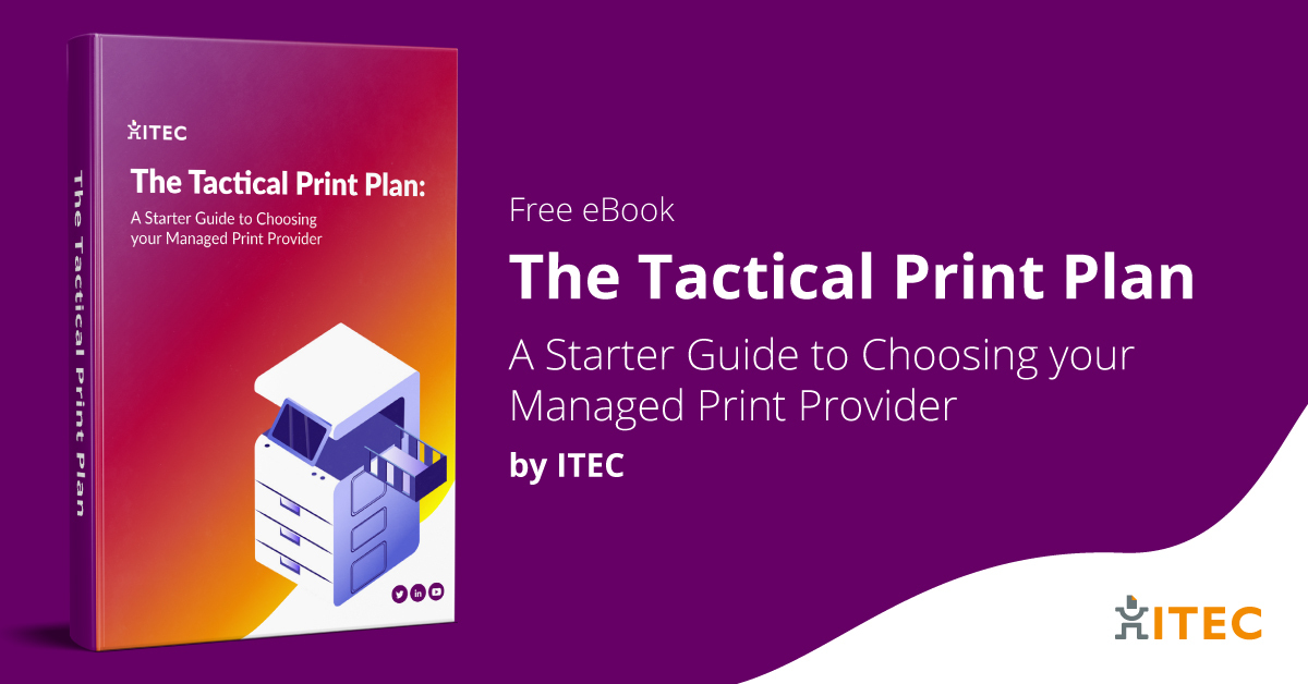 ItecUK's tweet photo. #DOWNLOAD Switching to a #ManagedPrintService will enable you to:
Save Money✔️
Boost Sustainability✔️
Enhance Efficiency✔️
Read our Tactical Print Guide to learn more https://t.co/7HBytbwZYA https://t.co/xdADsYMlHt
