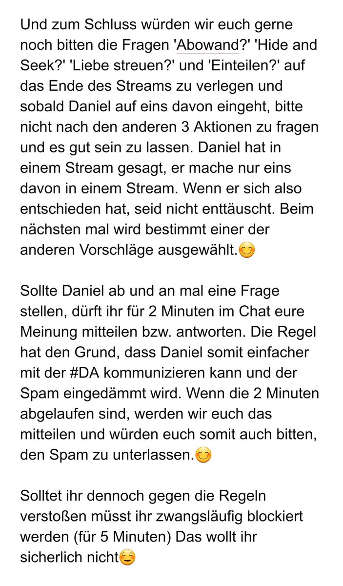 DAModeratoren's tweet image. Einen schönen Nachmittag liebe #DA

Wir haben ein mal die Regeln des LCs aktualisiert. 

Für Fragen sind wir natürlich offen😊

LG 🔧