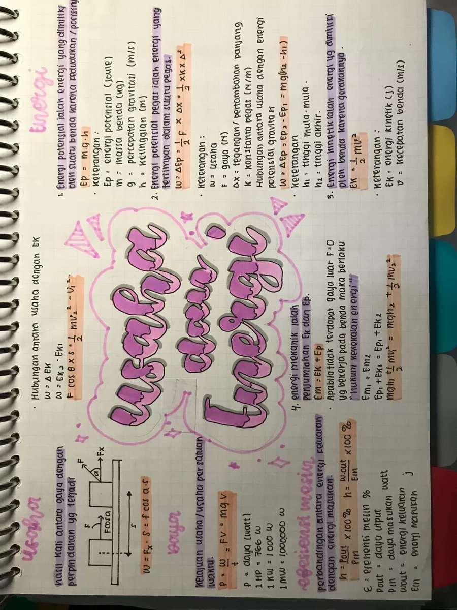 clearnote_id's tweet image. Rangkuman fisika kelas 10 di satu catatan 🔥🔥

Kita bisa belajar tentang besaran dan satuan, gerak lurus, gerak melingkar, serta usaha dan energi 🙌
#fisika #rangkumanfisika #kelas10 #sbmptn #utbk #ambis