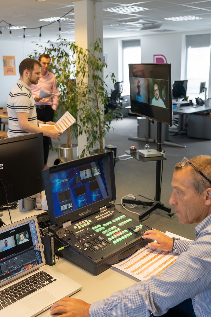 LIQUONA's tweet image. Today in LIQUONA’s office: Streaming a US technology summit, to a global audience. Don&apos;t cancel your event; we’ll #LiveStream it! #ProStream