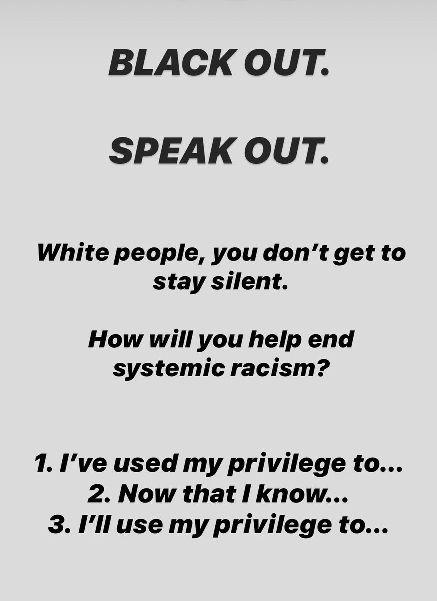 FilmFatale_NYC's tweet image. Thank your for this @KayOyegun - let’s post and use this hashtag instead. And I would ask that White folx really take the time to listen to Black people and ask yourselves these hard questions and do the work to change things...  #BlackoutSpeakOut