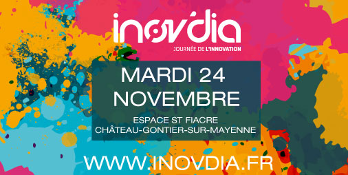 [#savethedate] @Inovdia revient en #Mayenne le mardi 24 novembre 2020 à l'Espace Saint Fiacre de <a href="/chateau_gontier/">Château-Gontier</a>  ! Vous avez des idées pour cette journée dédiée à l'#innovation ? Vous souhaitez devenir partenaire ? Contactez-nous !