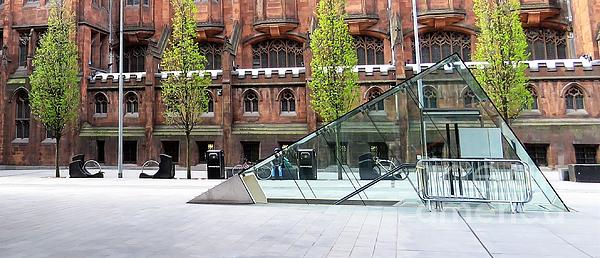 NonObsessive's tweet photo. New artwork for sale! - "Glass Manchester Triangle" - https://t.co/52o3rrZ0na @shoppixels https://t.co/OnSQFXDFuc