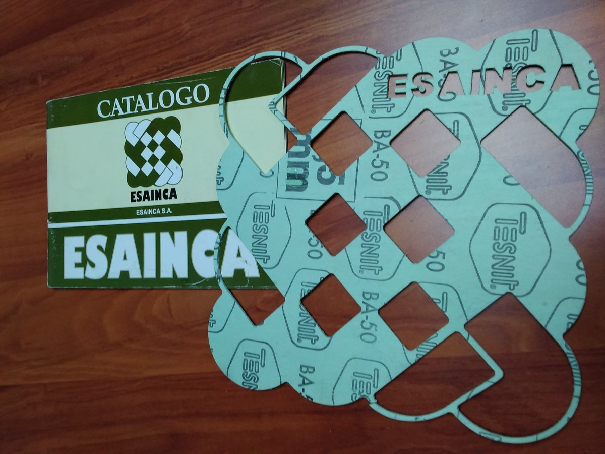 Esainca_SA's tweet photo. Corte de nuestro logo en material para empacaduras
#empacadura #empacaduras https://t.co/58yOe11qHj