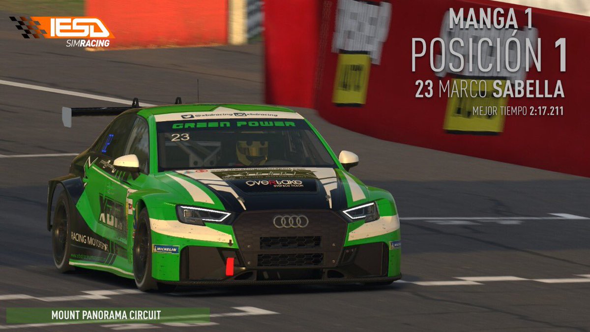 🏆 PODIO: Fecha 2
🏎️ Categoría TCR
🏟️ Mount Panorama Circuit

🥇Primera posición para <a href="/Marco5abella/">Marco Sabella</a> en la Manga 1 en la pista australiana. 
 
🖥️ Lo viviste por twitch.tv/iesaargentina