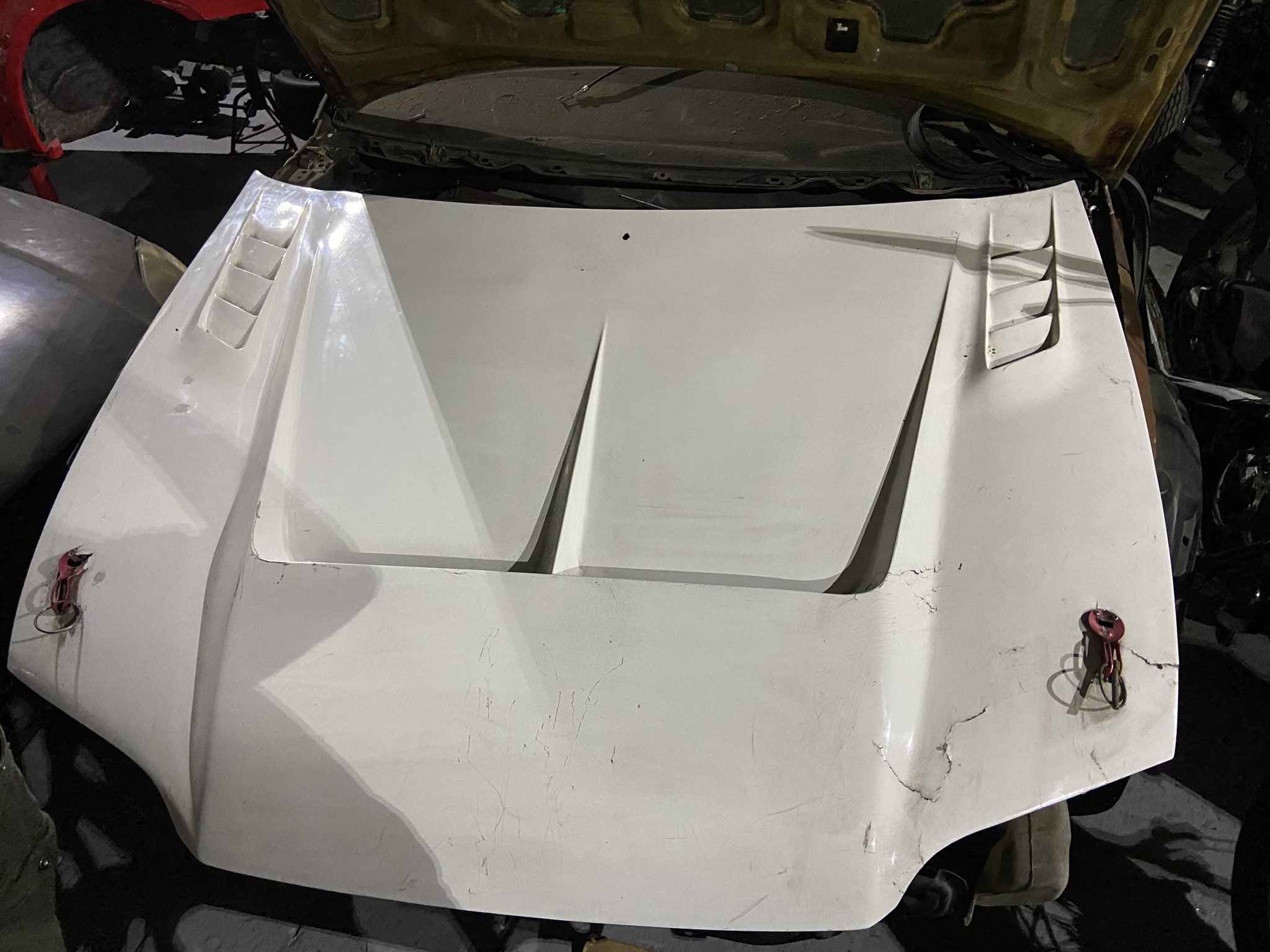 EJ1 EG6 バッドフェイス加工　ボンネット EG6 ボンネット EJ1 EG6 バッドフェイス加工 ボンネット EJ1 EG6