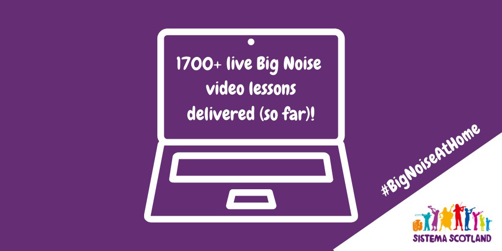 bignoisescot's tweet photo. Being able to work with so many of our wonderful #BigNoise participants, through online lessons, is something we are absolutely loving being able to do at the moment. #BigNoiseAtHome #nevermoreneeded https://t.co/zFobHCUn5y
