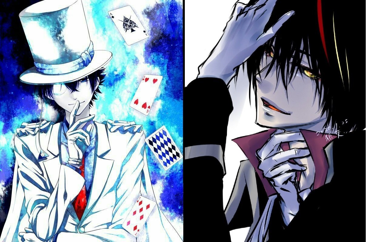 雪靈on Twitter 圖片順序 左 右 上 下怪盜基徳 迪亞布羅逆卷禮人 逆卷修一子 黑 二子 白 座敷童子 鬼灯瀧川吉野 奇諾 Chara T Co D3pkrjmdcm Twitter