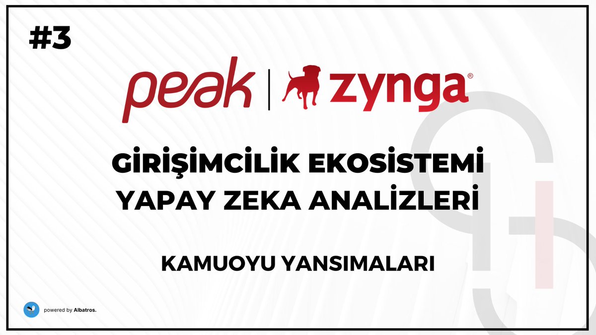 Haberlerin resmileşmesi ile birlikte Türkiye’deki ilk unicorn ünvanını alan <a href="/PeakCom/">Peak</a>’u tebrik ediyor, girişimcilik ekosistemi için faydalı olmasını diliyoruz.

Bu güzel haberin kamuoyundaki şekillendirici etkisini <a href="/albatrosAI/">Albatros Yapay Zeka</a> ile inceledik.