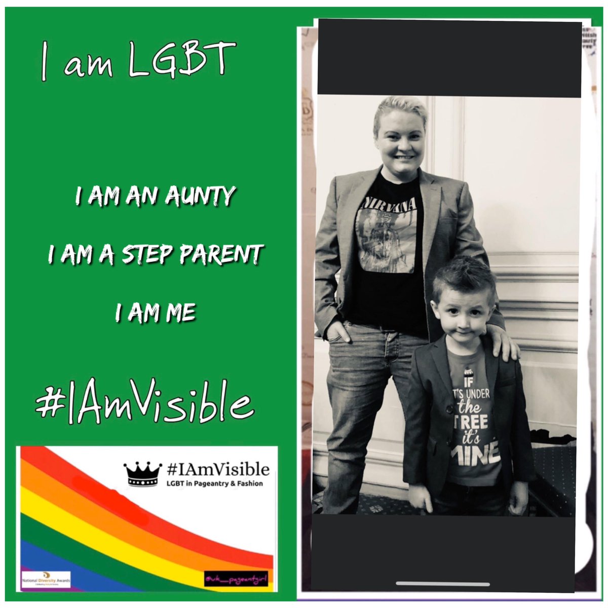 Please help make a difference in the Fashion and Pageantry industries!! 
Come join #IAmVisible by becoming visible yourself and posting a picture of you (as a LGBT individual or LGBT supporter) saying 3 things about you and the hashtag #IAmVisible