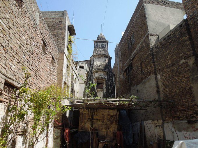 40•An old Hindu temple in Bhabhra bazaar area,  #Rawalpindi, Pakistan.