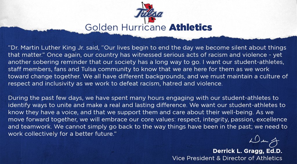 TulsaHurricane's tweet image. #TUnity ✊🏿 ✊🏽 ✊🏾