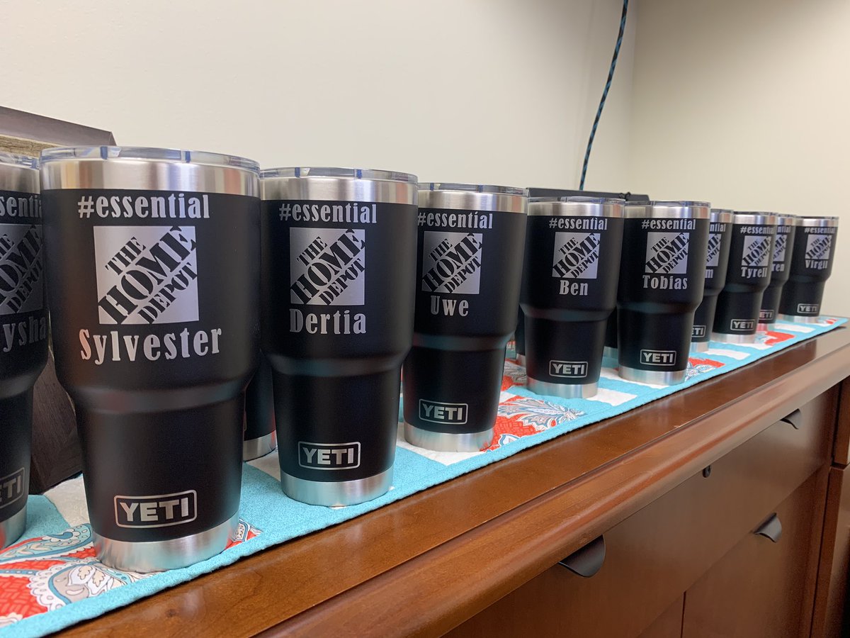 Stacy Kelley (@skelleythd) on Twitter photo Personalized Yeti Tumblers for our Memorial Day drawing winners. #essential #appreciated <a href="/SenterBo/">Bo Senter</a> @SDCEast @JonC_THD <a href="/SandraSeaborou1/">Sandra Seaborough</a> @_wledesma <a href="/jaimethdhr/">JaimeTHD-TAFT</a> <a href="/KeeshaMyers9/">Keesha Myers</a> Personalized Yeti Tumblers for our Memorial Day drawing winners. #essential #appreciated <a href="/SenterBo/">Bo Senter</a> @SDCEast @JonC_THD <a href="/SandraSeaborou1/">Sandra Seaborough</a> @_wledesma <a href="/jaimethdhr/">JaimeTHD-TAFT</a> <a href="/KeeshaMyers9/">Keesha Myers</a>