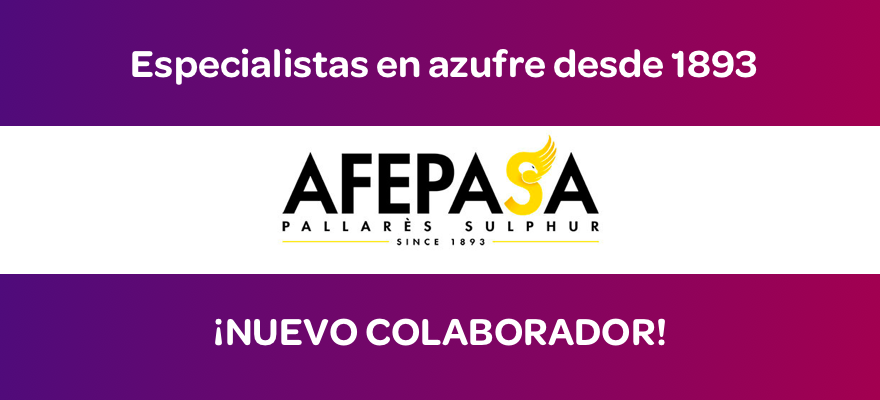 Vitivinpro's tweet photo. 📢¡Gracias @afepasa por vuestro apoyo!
Se trata de una empresa dedicada desde 1893 a la manipulación, transformación, envasado y comercialización de #azufres en sus diferentes variedades, empleándose básicamente en un 80% en aplicaciones agrarias como fungicida. https://t.co/JfQwfd2loB