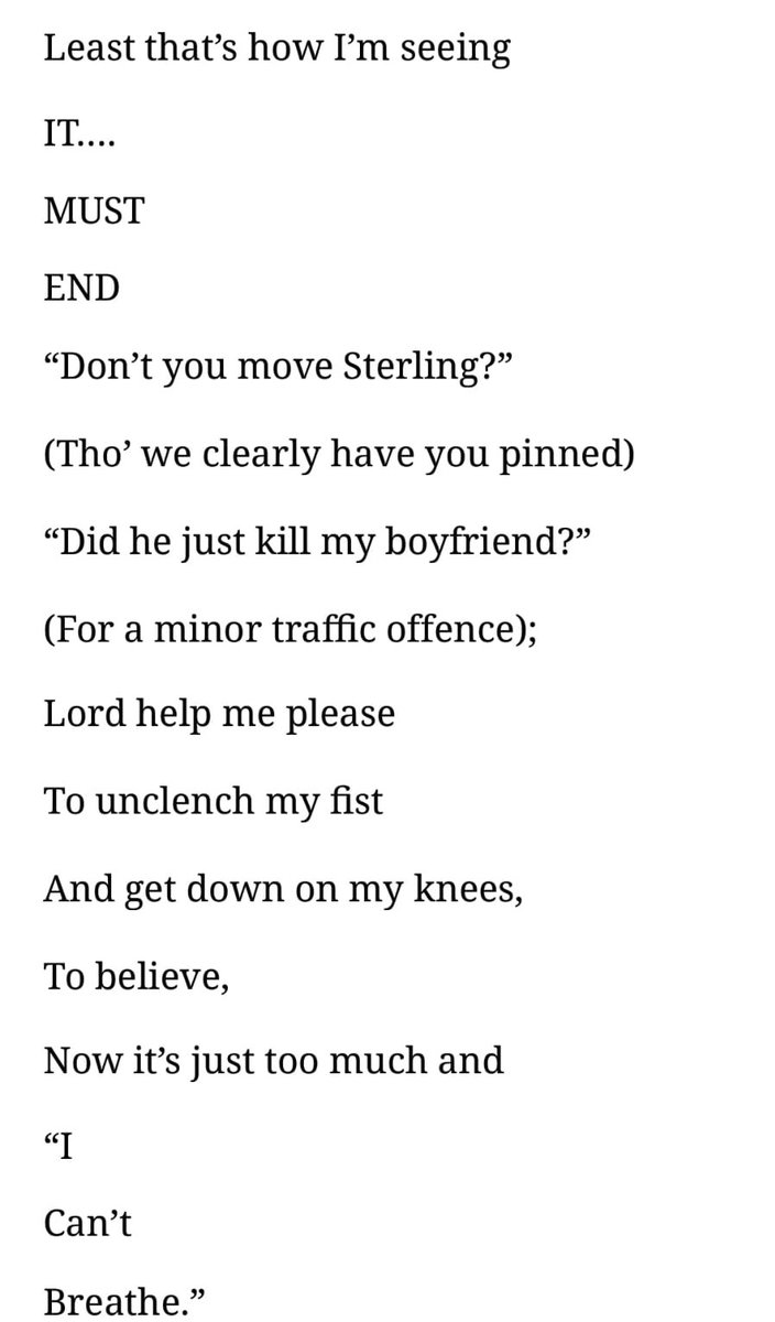 Wrote this is 2016 and today as we witness the chaos wrought by hatred and injustice it is just as relevant. #BlackoutTuesday