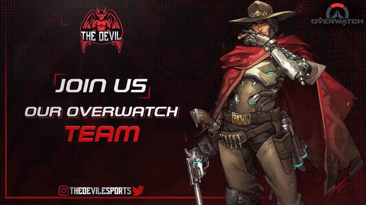 TheDevilEsports's tweet photo. هدفنا التطوير في مجال الرياضة الالكترونية و لذلك يسرنا الاعلان نحن منظمة THE DEVIL عن فتح باب الانضمام لفريق اوفرواتش / overwatch 
-
-
-
للانضمام الرجاء التواصل مع @ahmadabbassiiii
-
-
-
#WeAreDevils
@TheDevilEsports https://t.co/J01vRIRuaS