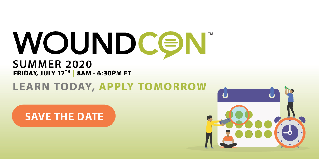 WoundSource's tweet image. 📣 ANNOUNCING  #WoundConSummer2020
Friday, July 17, 2020 - REGISTER EARLY 🗓
Seats will be limited inside the event. DO RETWEET!
Register and Learn More: ed.gr/cibj2