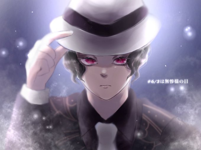 ゥヵさんがTwitterに投稿した鬼舞辻無惨(鬼滅の刃)のイラスト。