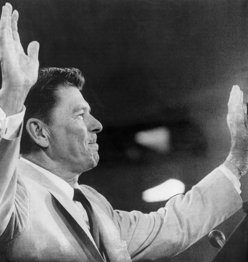 At Reagan's first speech at CPAC he coined the new metaphor "the Shining City Upon the Hill," which would define the Republican Party and American imagination going forward.He also referenced Manley P. Hall as a diviner of history.This is where it started.28/