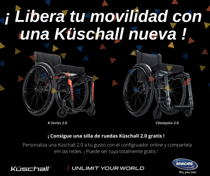 masaccesible's tweet photo. Consigue una silla Khüschall 2.0 gratis..
#invacare #khüschall #silladeruedas
@invacare https://t.co/xLe0xPO88u