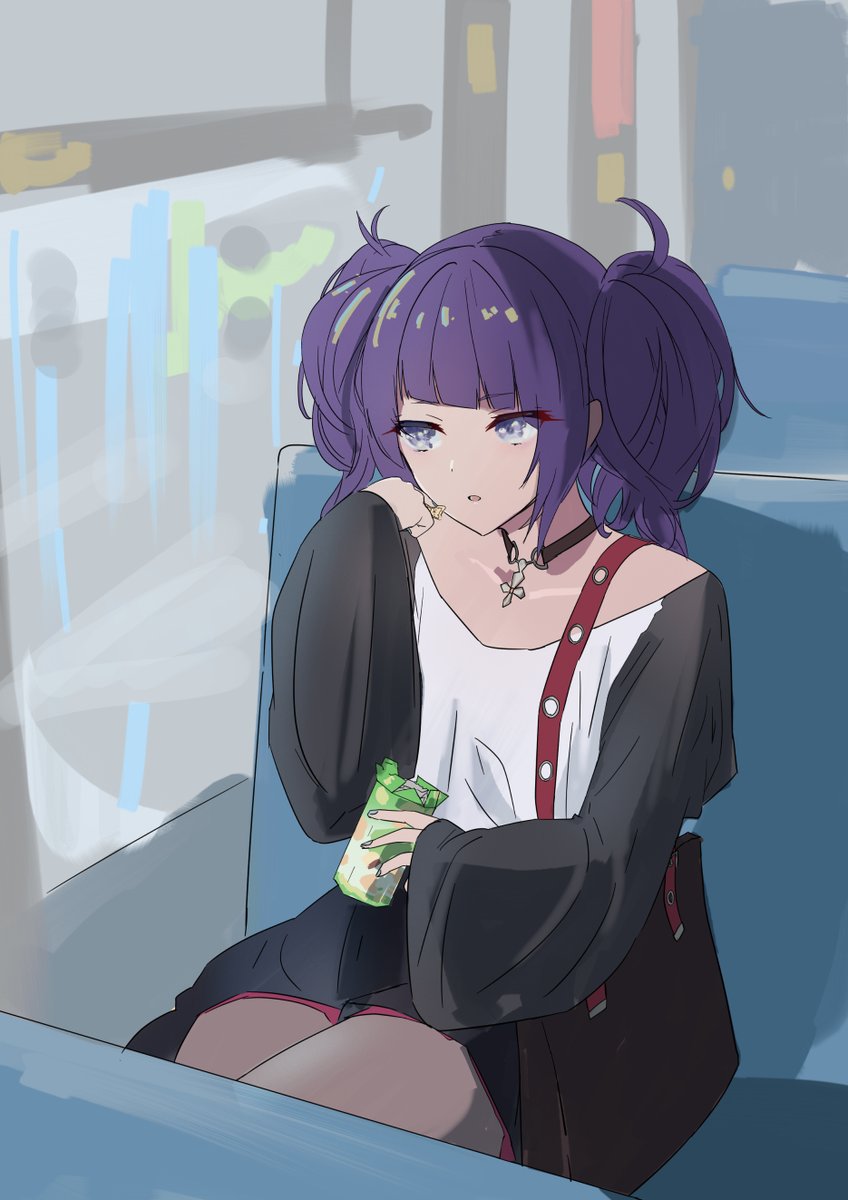 バス
1ヶ月1日1摩美々 17/30 #なんか食べてる田中摩美々の絵 