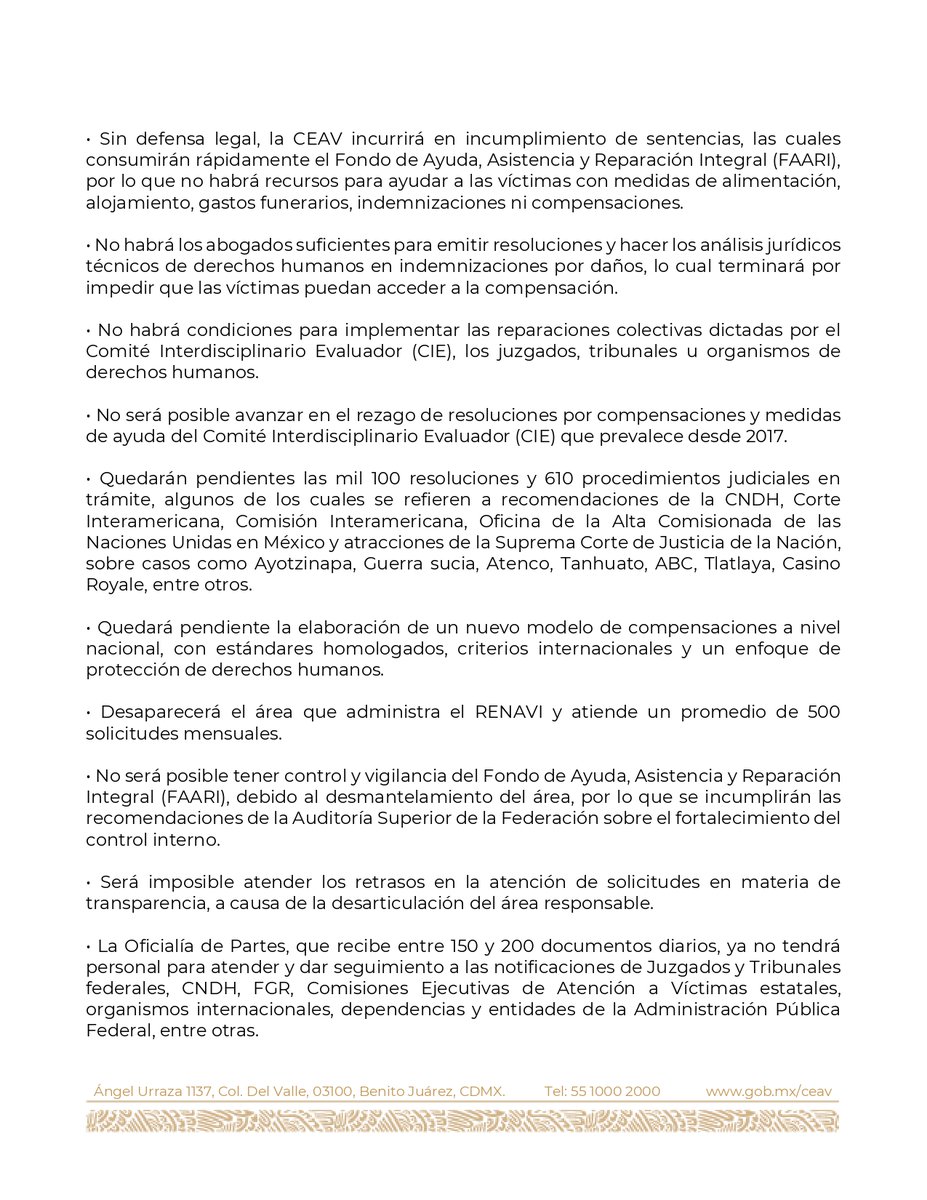 sergioaguayo's tweet photo. Inconcebible, inaceptable, absurdo, el maltrato presupuestario a la Comisión Ejecutiva de Atención a Víctimas. En la práctica deja de funcionar. @CEAVmex https://t.co/xinUBjhOxv