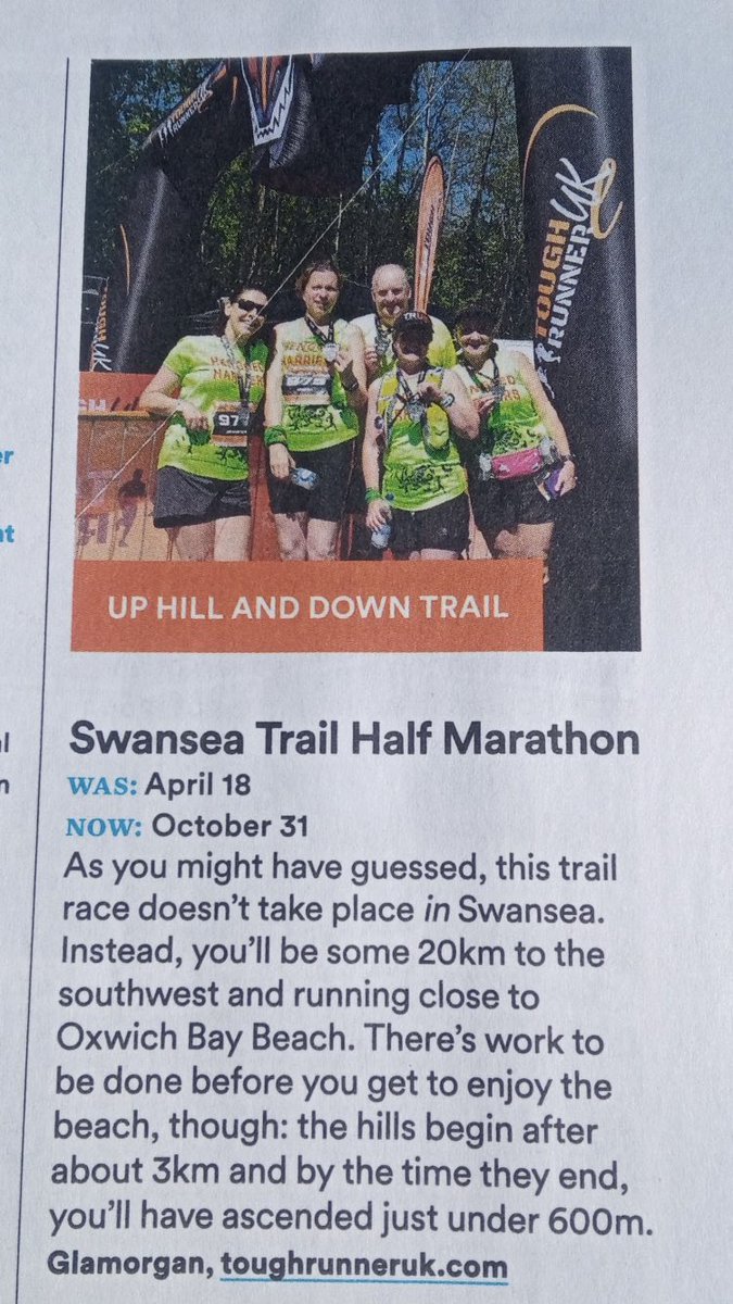 Head on over an get yourself a copy of <a href="/runnersworld/">Runner's World</a> you will see some of our team at last years <a href="/ToughRunnerUK/">ToughRunnerUK</a> event #famous