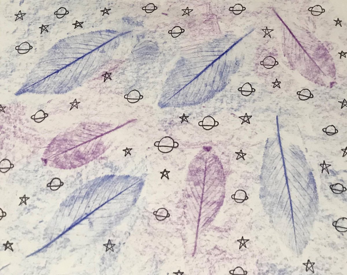 This "Galaxy" piece created by one of my 7th graders last week feels like the perfect way to celebrate the return of  America's space program!  @ms_woodland  <a href="/EastMeadowArts/">East Meadow Arts</a> #ArtInspirationEM2020