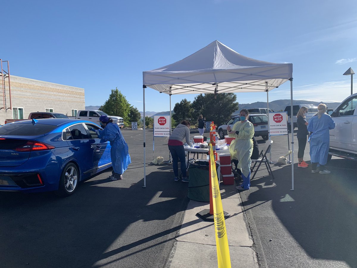 Carson City Health (@cchealthed) on Twitter photo Drive-thru #COVID19 testing for Quad-County residents without symptoms is happening at <a href="/EFPFirefighters/">East Fork Professional Firefighters</a> Station 12 (3620 North Sunridge, Carson City) from 8a.m-11a.m. 200 tests available, first come first serve! Drive-thru #COVID19 testing for Quad-County residents without symptoms is happening at <a href="/EFPFirefighters/">East Fork Professional Firefighters</a> Station 12 (3620 North Sunridge, Carson City) from 8a.m-11a.m. 200 tests available, first come first serve!