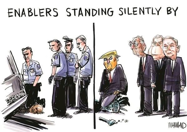 DexterBoiGenius's tweet image. He won't comment on it because he approves of it #TrumpIncitesViolence