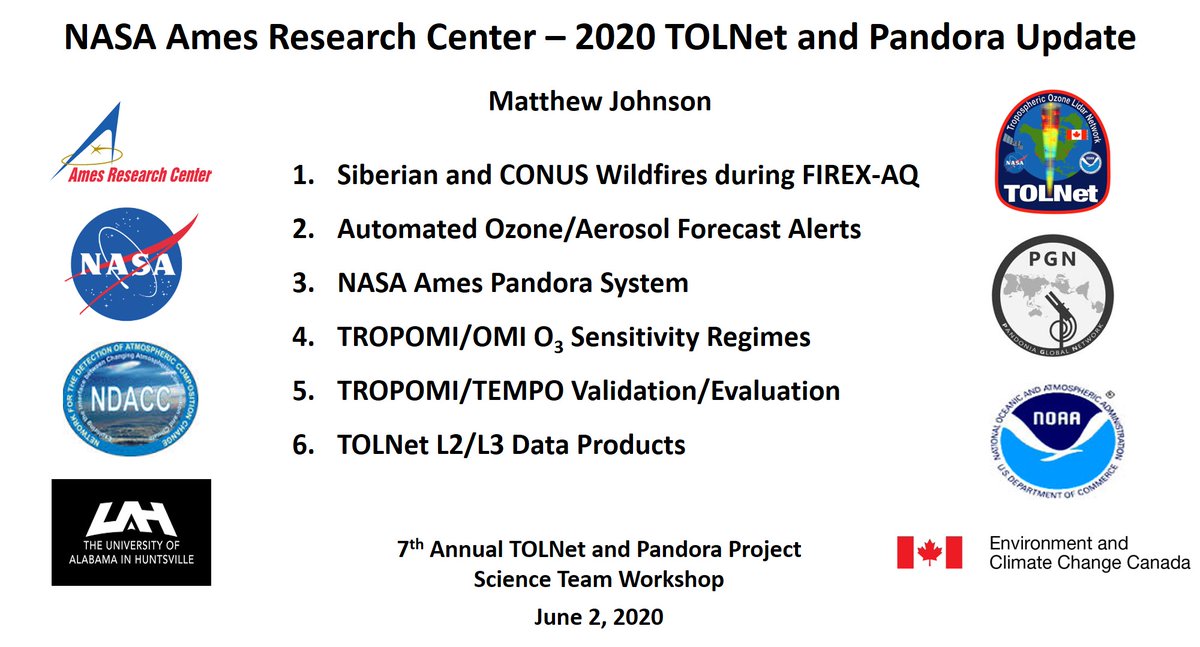 mattnasa18's tweet image. I will be giving a presentation at the #TOLNet #Pandora 2020 Workshop in 45 minutes.  Dial in to hear an update on the work being done at @NASAAmes 

urldefense.proofpoint.com/v2/url?u=https…