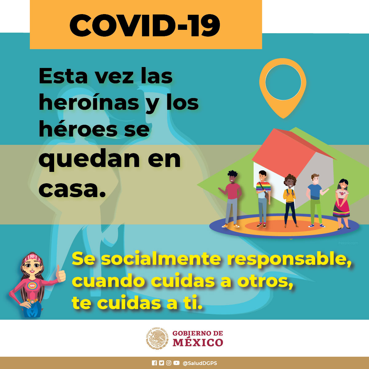 SESA_QROO's tweet photo. Hoy comienza una nueva etapa en la historia de la salud donde cada uno de los ciudadanos marcara la diferencia, seamos conscientes que el COVID-19 solo se puede controlar con el esfuerzo de todos. https://t.co/A1WsbDlkI4