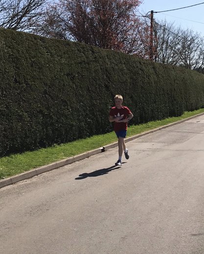 Super proud of Ollie running every day in May for a D of E challenge! I have loved seeing him out running around our village hearing him shout “ hi Miss “ as he runs pass #dofenorfolk <a href="/DofE_AHS/">Aylsham High DofE</a> <a href="/aylshamhigh/">Aylsham High</a> @dofe_ali <a href="/aliandstooby/">Alison Barker</a> I miss these words #StaySafe <a href="/DofE_Russell/">Russell Smith</a> 😊