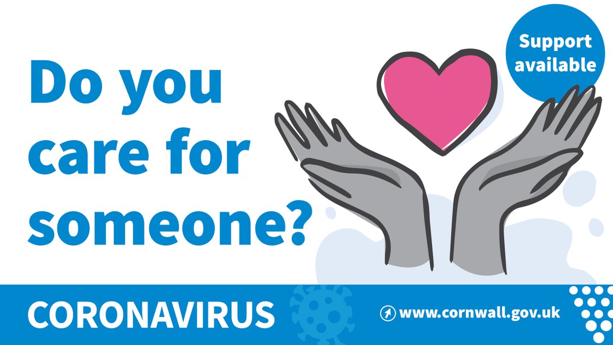 To all the unpaid carers across Cornwall who look after loved ones day in, day out, we want you to know that we're here for you.

We've put together a guide on all of the support that's available to help you during this difficult time.

➡️ bit.ly/2XSc7mS