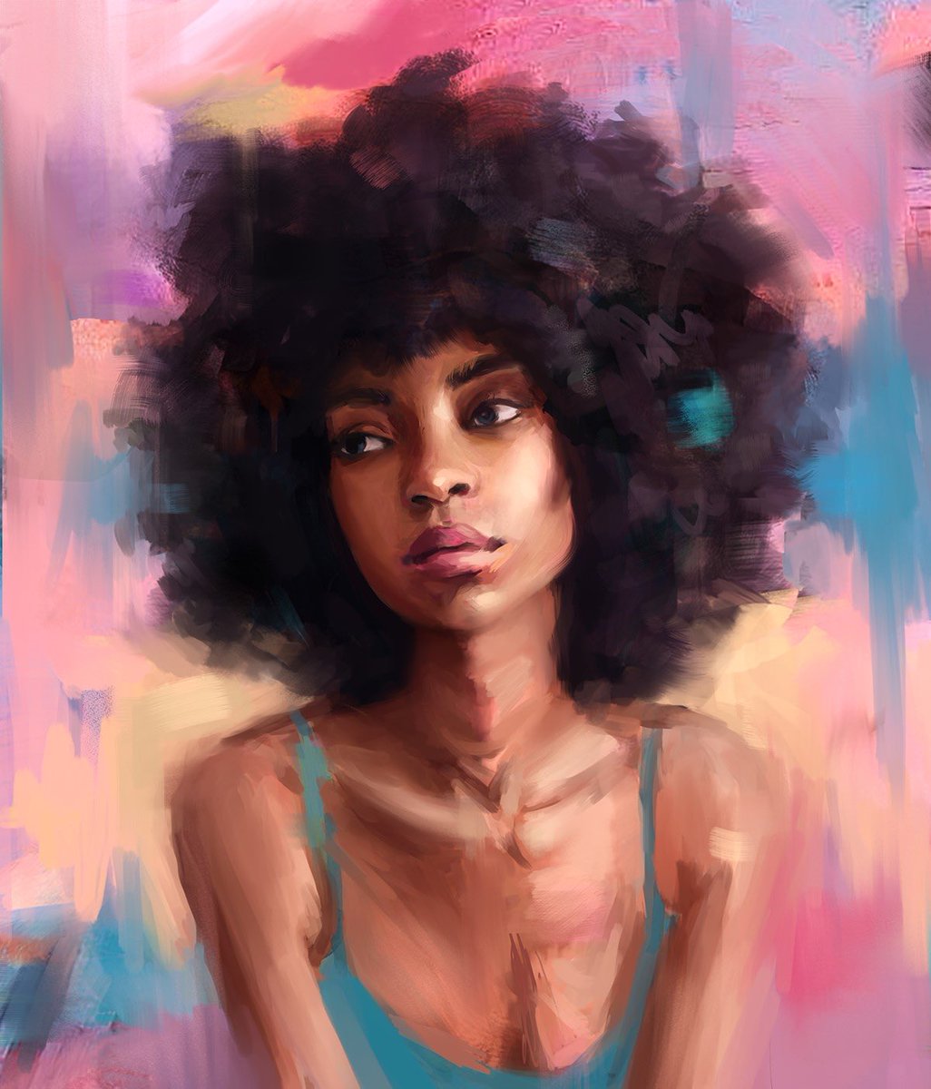 #drawingwhileblack 
#blackgirlmagic 
Hi! I’m Talia, a black artist in Baltimore. I’m new to twitter but I love drawing portraits and character!

Instagram: instagram.com/saphiraas