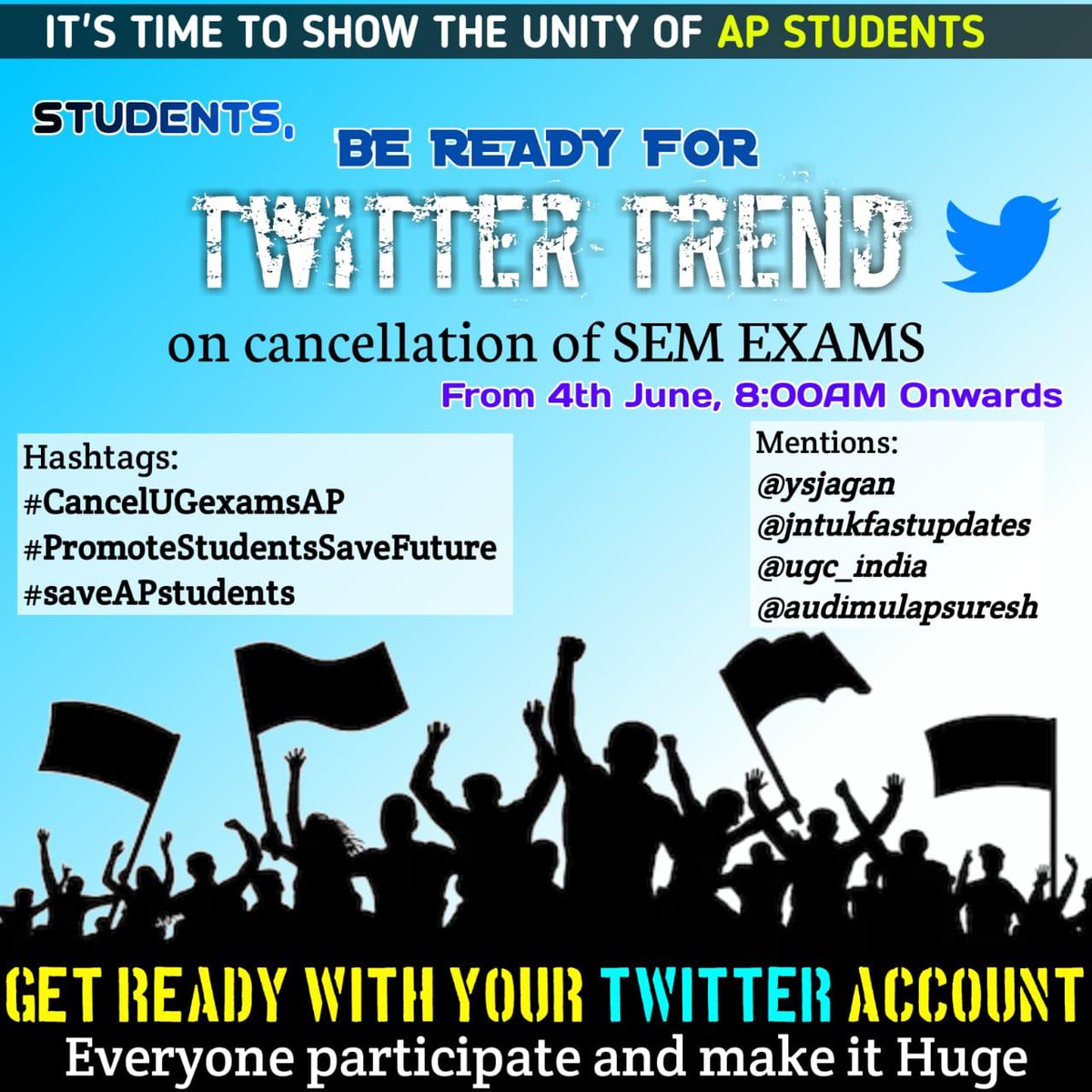 Madan85069840's tweet photo. #CancelUGExamsAP #promotestudentssavefutre #saveapstudents @ysjagan @jntukfast @ugc_india @AudimulapSuresh pls sir🙏🙏 https://t.co/t0GlccvHTc