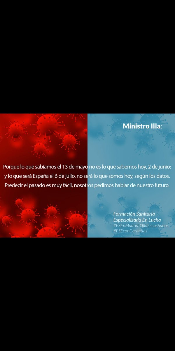 lacarvapaula's tweet photo. Es escalofriante lo poco que parece que os importamos. Madre mía si vamos a ser vuestros sanitarios... #FSEnMadrid #IllaEscuchanos #FSEconGarantias @salvadorilla @sanidadgob @MdcnCabreada @Medicilio @MUDmedicos @DrMacarron @J_Curbelo @MJCampilloP @vicentematas https://t.co/l8MT8S0vlz