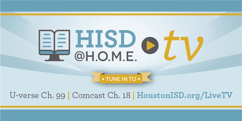 HoustonISD's tweet photo. DYK? 🖥 All previously aired HISD @ H.O.M.E. TV video lessons are available on YouTube! All segments can be found on our channel located at https://t.co/pbe5DWGgof, so be sure to subscribe! #HISDatHome #HISDEmpowers https://t.co/bGKyho1SkZ