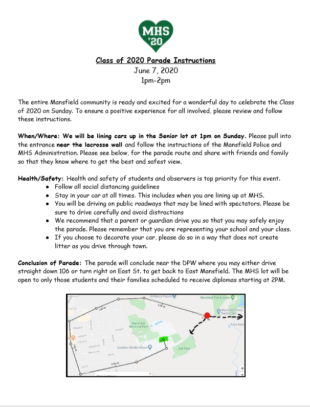 MHShornets's tweet photo. Seniors- Please see the following instructions for the parade on Sunday. We can't wait!!!! 🚗🎓🎉 https://t.co/Tzxa4lKr0z