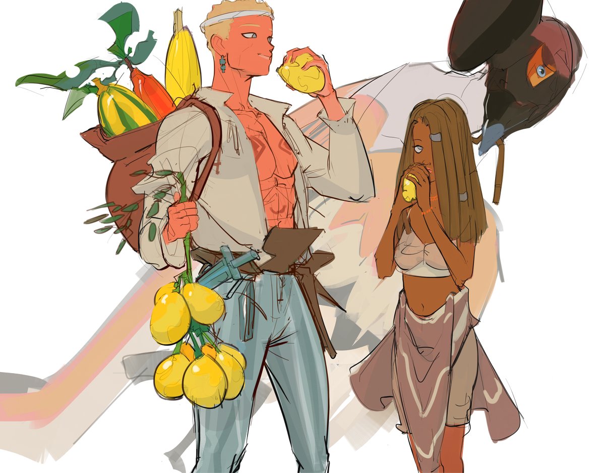kevinjaystanton's tweet photo. Today features some incredible Black character designers - I want more of all of this: 
1. @abellehayford 
2. @euqinimodart 
3. @manny_oe 
4. @bRakustar01 https://t.co/W3UulYtJiF