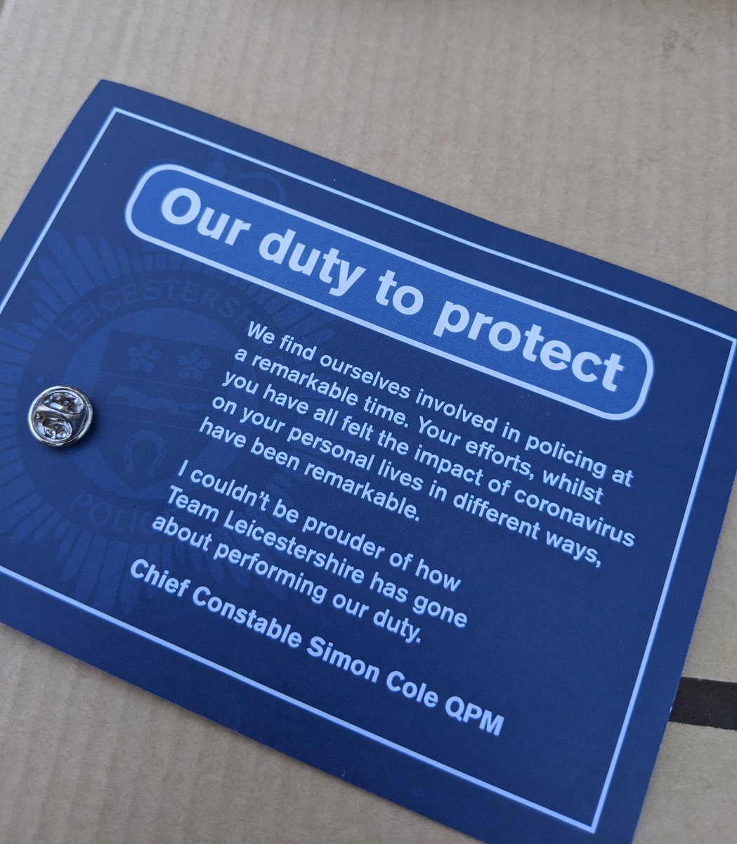 danielablett's tweet image. Thank you @CCLeicsPolice what a lovely gesture. Pleasure to be part of a great team @LeicesterSAR
