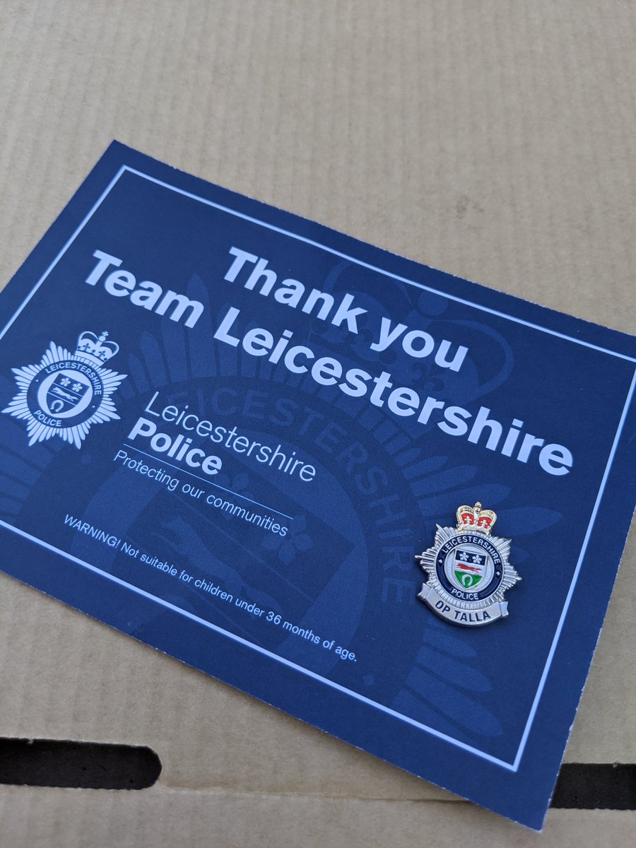 danielablett's tweet image. Thank you @CCLeicsPolice what a lovely gesture. Pleasure to be part of a great team @LeicesterSAR
