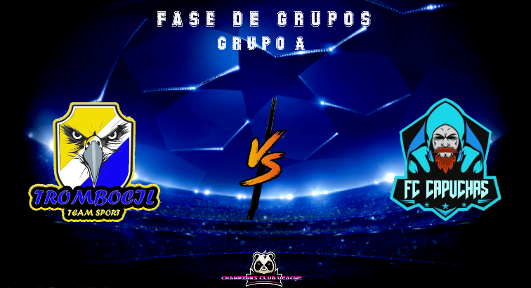 ¡¡¡PARTIDO EN EL GRUPO A!!!🔥

VUELTA: 23:30h⏲️

<a href="/trombocil/">F.C. Trombocil</a> VS <a href="/FcCapuchas/">FC Capuchas</a> 🏆

¡SUERTE Y QUE GANE EL MEJOR!⚽️